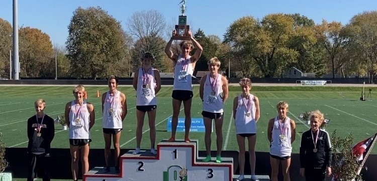 Boys Cross Country Team State 2021