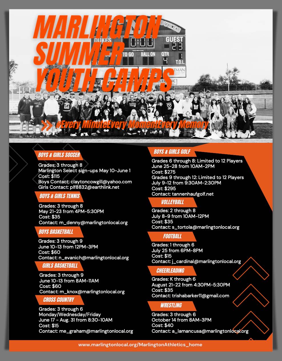 Youth Summer Camps 2024